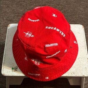 Champion Bold Red Bucket Hat
